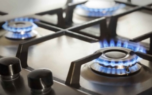 natural gas on stove