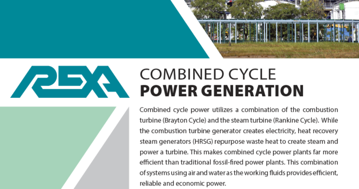 Rexa combined cycle power generation